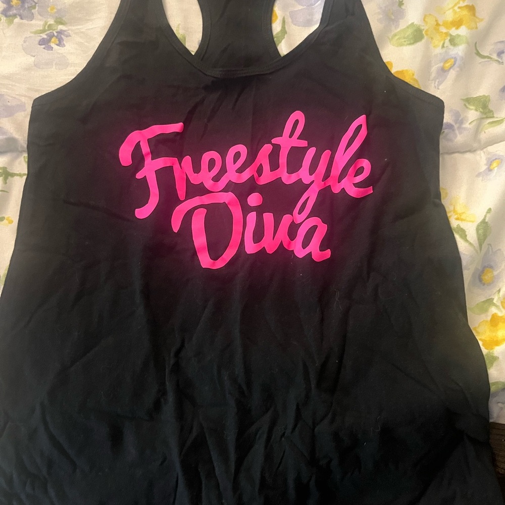 Freestyle Diva Black Tank Top